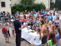 Radlausflug der Kommunionkinder