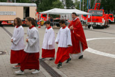 Gottesdienst im Feuerwehrhaus