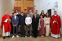 Gruppenfoto Firmung 2025 Gruppe 1