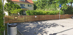 Neuer Gartenzaun am Kirchweg
