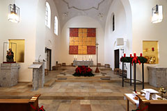 Der rennovierte Altarraum
